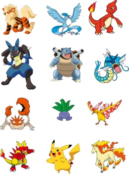 Naprasowywanka z Pokemonami