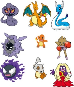 Naprasowywanka z Pokemonami