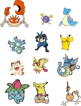 Naprasowywanka z Pokemonami