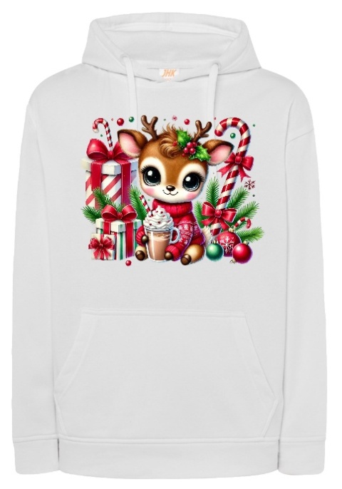 BLUZA "ŚWIĄTECZNY RENIFER: SŁODKIE OCZEKIWANIE"