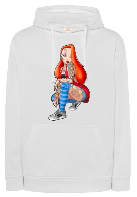 Bluza "Jessica Rabbit Gangsta" - Nie Jestem Zła, Jestem Tylko Tak Wytatuowana!