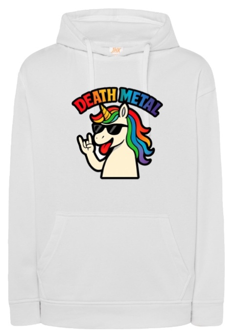Bluza "Death Metal Unicorn" - Słodka rebelia!