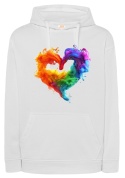 Bluza "Tęczowe Serce" - Sztuka w ruchu!
