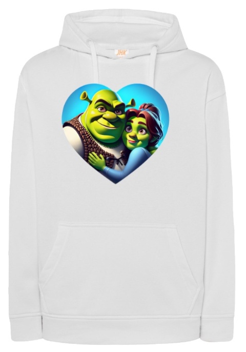 Bluza "Shrek & Fiona Love" - Walentynkowa Miłość z Bagien!