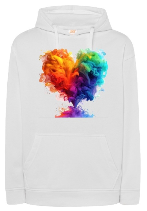 Bluza "Tęczowe Serce" - Wybuchowa Dawka Koloru!