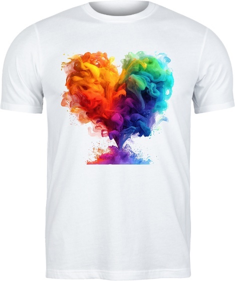 Bluza "Tęczowe Serce" - Wybuchowa Dawka Koloru!