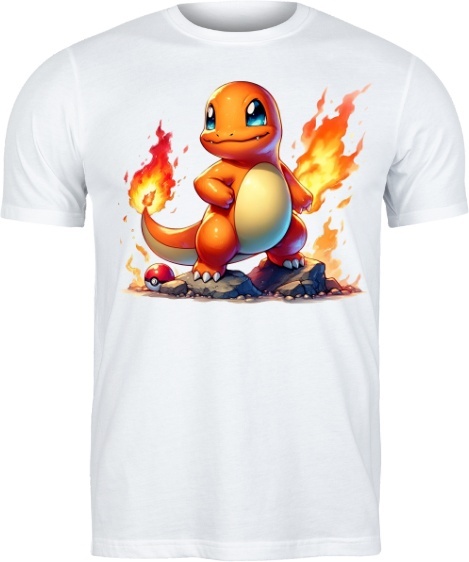 Bluza "Charmander Skater" - Ognisty Starter na Deskorolce!