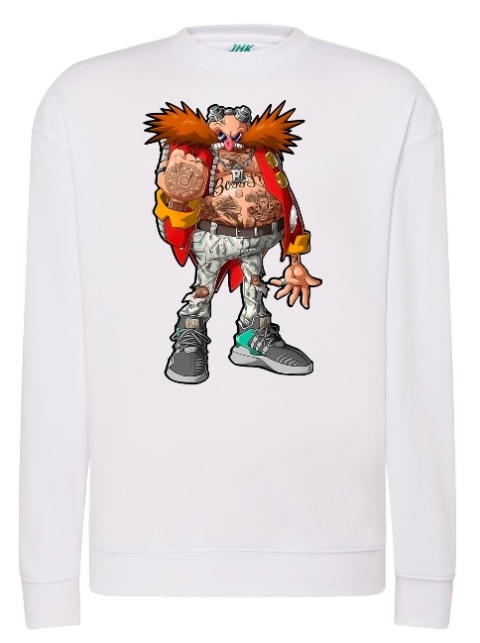 Bluza "Dr Eggman Wytatuowany" - Zły Geniusz w Wersji Gangsta!
