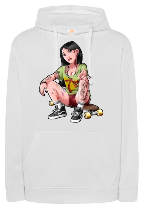 Bluza "Mulan Skater Girl" - Od Wojowniczki do Skaterki!