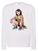 Bluza "Mulan Skater Girl" - Od Wojowniczki do Skaterki!