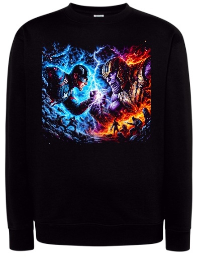 Bluza "Thanos vs Avengers - Wojna o Nieskończoność" - Szalony Tytan Kontra Bohaterowie Ziemi!