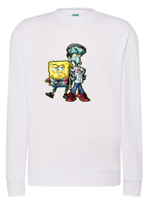 Bluza "SpongeBob i Squidward Gangsta" - Bikini Bottom z Attitude!