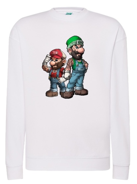 Bluza "Bracia Hydraulicy Gangsta" - Retro Gaming z Attitude!