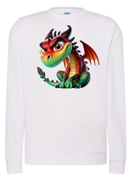 🔥 Bluza z Zadziornym Smokiem: Królem Wygody! 🐉