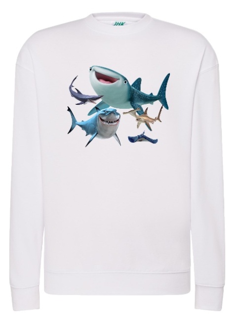 "BLUZA GDZIE JEST NEMO: MORSKIE REKINY"