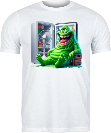 Bluza "Slimer Gamer" - Duch z Ghostbusters w Cyfrowym Świecie!