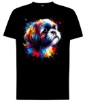 Bluza z Kapturem "Shih Tzu w Kolorze"