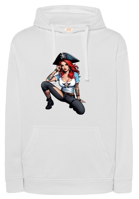 Bluza z Kapturem "Piracka Królowa Akcji"