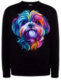 Bluza z Kapturem "Tęczowy Shih Tzu"
