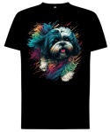 Bluza z Kapturem "Kolorowy Shih Tzu"