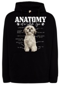 Bluza z Kapturem "Anatomia Shih Tzu"