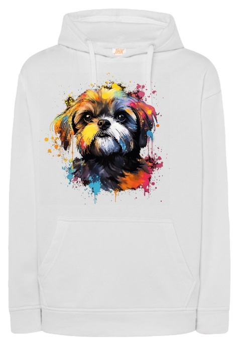 Bluza z Kapturem "Artystyczny Shih Tzu"