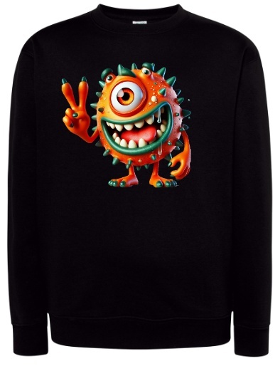 Bluza z Kapturem "Potwór w Akcji"