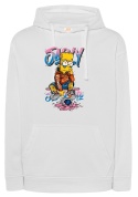 Bluzy z Kapturem "Skate'owy Bart – Mistrz Ulicy"