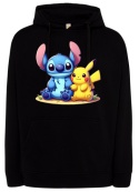 Bluzy z Kapturem „Pikachu i Stitch”
