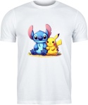 Bluzy z Kapturem „Pikachu i Stitch”
