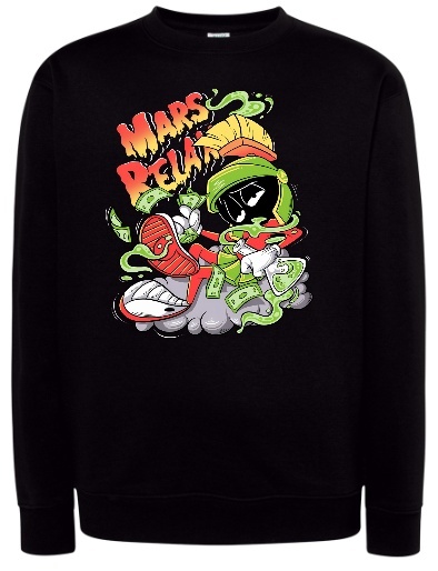 Bluzy z Kapturem "Marsjański Gangster na Luzie"