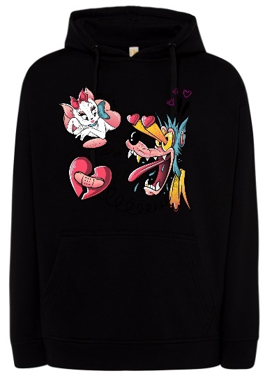 Bluzy z Kapturem "Miłosne Szaleństwo"