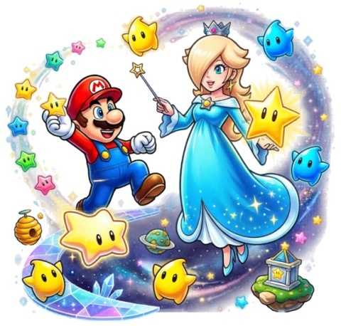 Butelka 500 ml z RPET - Grafika Super Mario