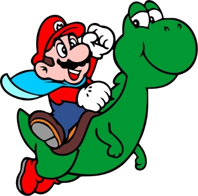 Butelka 500 ml z RPET - Grafika Super Mario