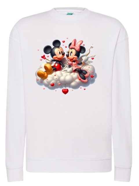 Bluza Walentynkowa: Miki i Minnie na Chmurce Miłości