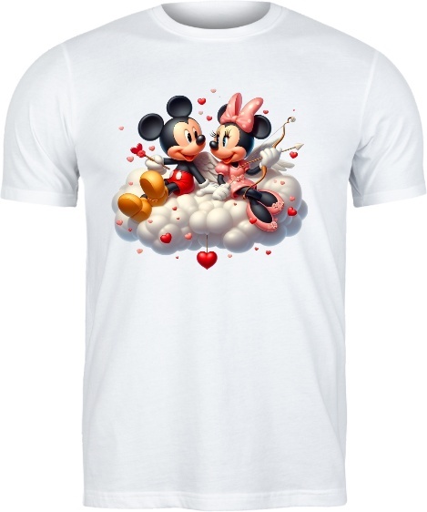 Bluza Walentynkowa: Miki i Minnie na Chmurce Miłości