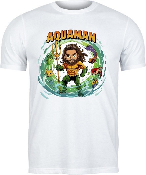 T-shirt “Aquaman – Król Atlantydy w Akcji”