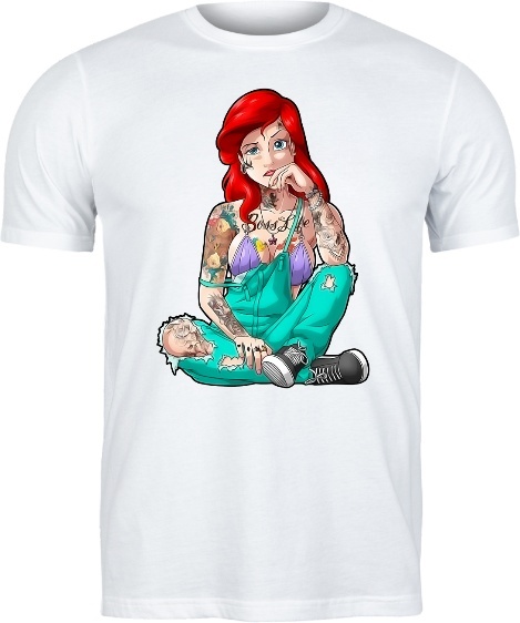 T-shirt "Ariel Wytatuowana" - Pod Wodą Nie Było Studia Tatuażu!