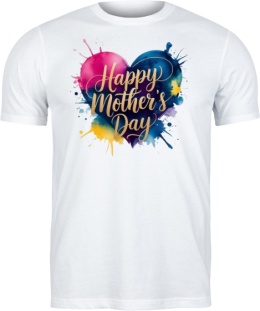 T-shirt na Dzień Matki - Serdeczne Życzenia w Serduszku