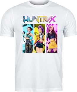 T-shirt z Ekspresywnymi Bohaterkami HUNTRX: Styl i Muzyka w Jednym!