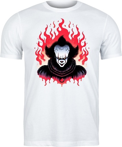 T-shirt PENNYWISE: Płomienny Koszmar z Derry!