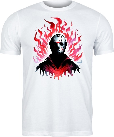 T-shirt Pan Piątku 13-go: Infernalne Objawienie!"
