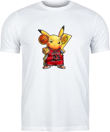 T-shirt "Pika Hoops – Slam Dunk Style"