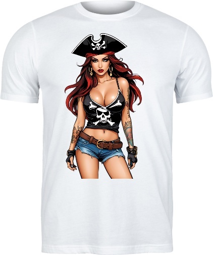 T-shirt "Piratka w Akcji"