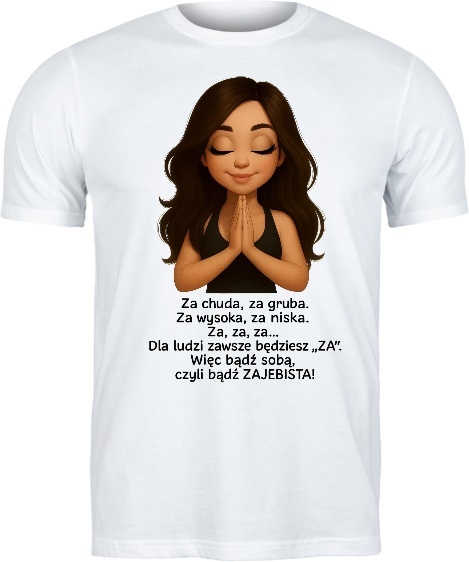 T-shirt "SPOKÓJ WEWNĘTRZNY: Mądrość w Bieli"