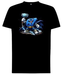 T-shirt SixSeven z Superbohaterem 67 w Akcji!