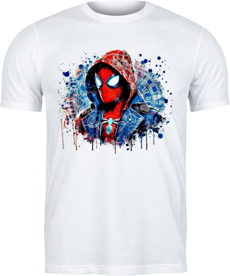 T-shirt "Spider-Man Graffiti Art" - Pajęczy Bohater w Stylu Street Art!