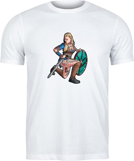 T-shirt "Viking Valor – Shieldmaiden Spirit"