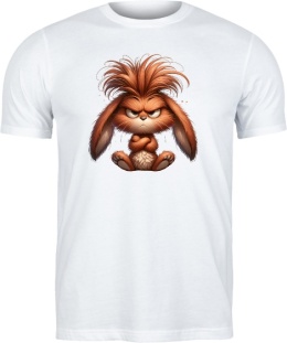 T-shirt Wściekły Królik na Elektryzujący Dzień – Charakterek Rasowy