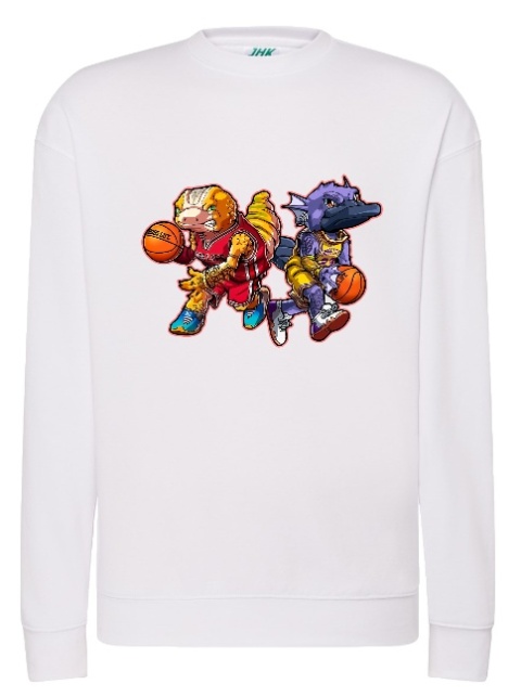 Bluza "Wytatuowany Duet Streetwear" - Dziobak i Jaszczurka z Blokowiska!
